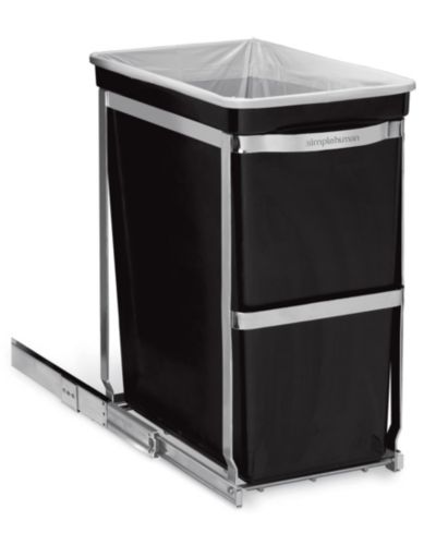 Мусорное ведро Simplehuman 30 Liter Under Counter Pull-Out, стальной каркас