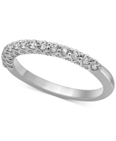 Бриллиантовое кольцо (1/2 ct. t.w.) в 14k White Gold