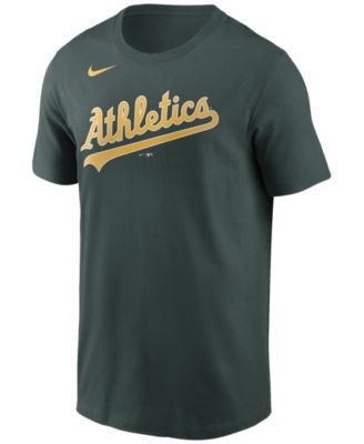 Nike Oakland Athletics  Men's Swoosh Wordmark T-Shirt