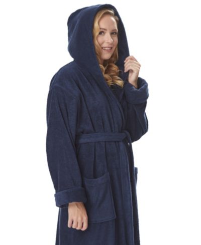 Женская махровая накидка ARUS Hooded Full Length GOTS Certified Organic Turkish Cotton