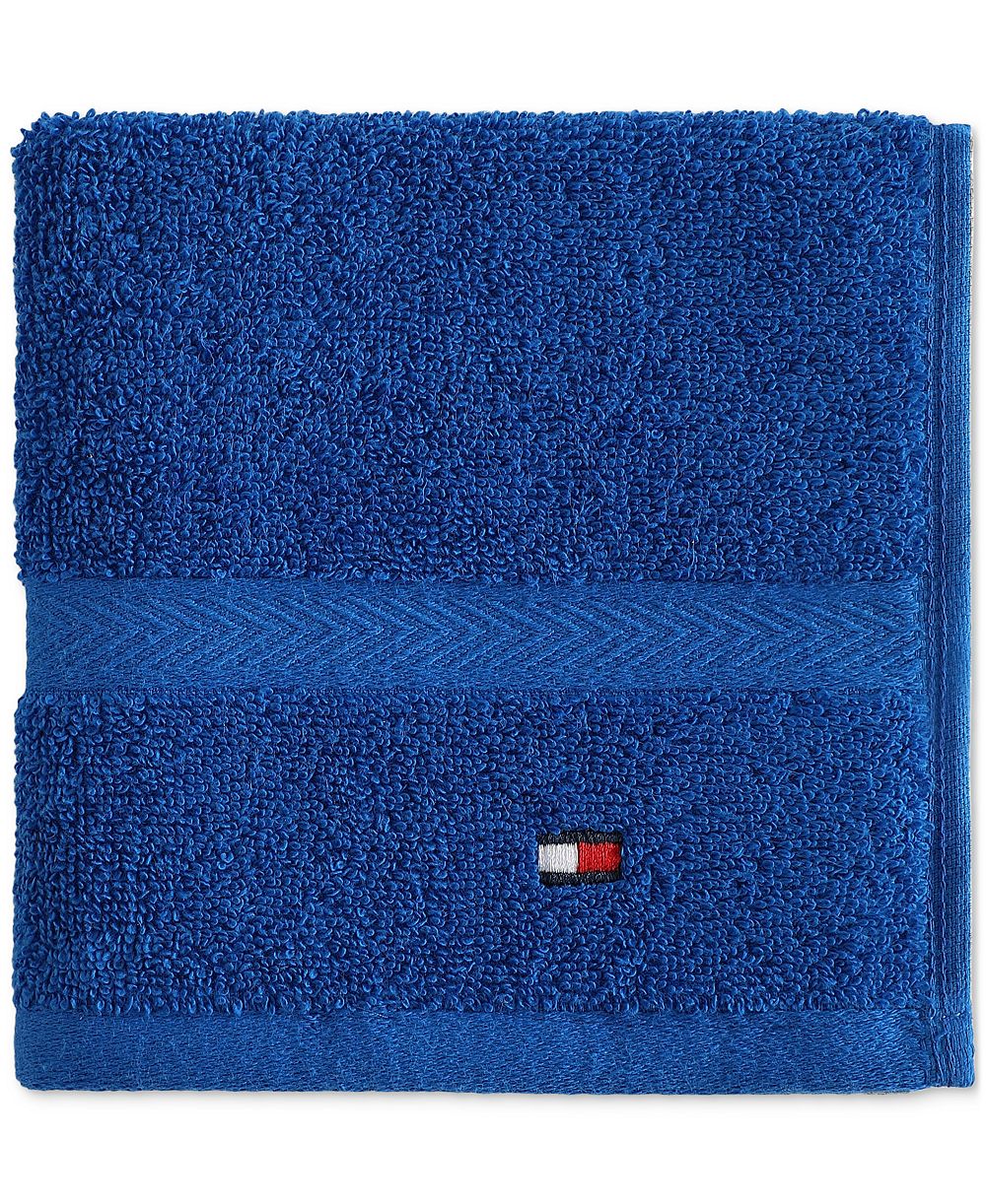 Tommy Hilfiger Home Modern American Solid Cotton полотенце для лица, 13" x 13"