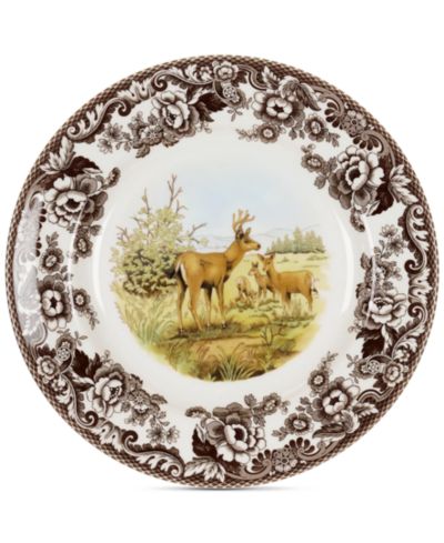 Spode Woodland Deer Dinner Plate