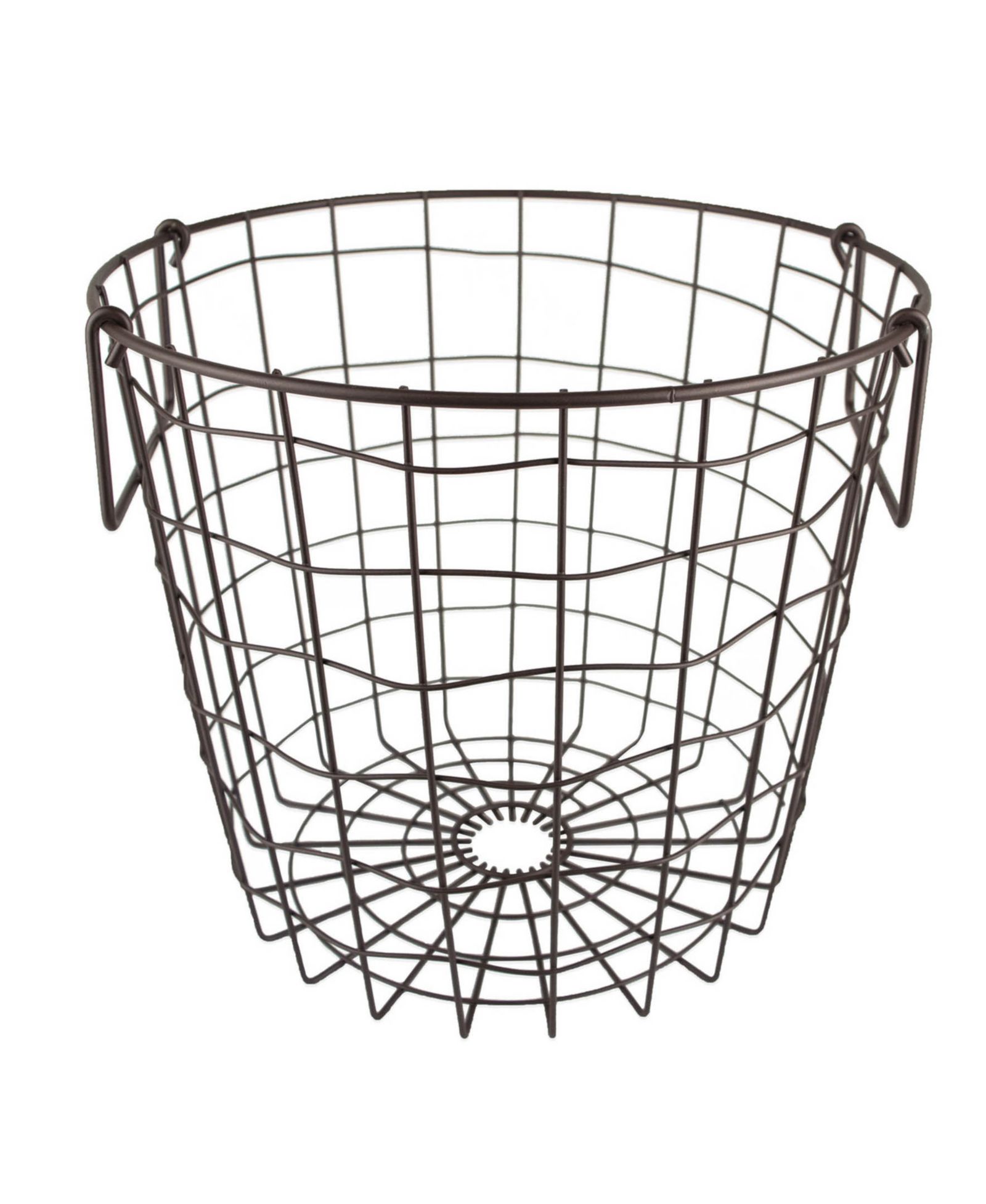 Design Imports Metal Basket Round Small