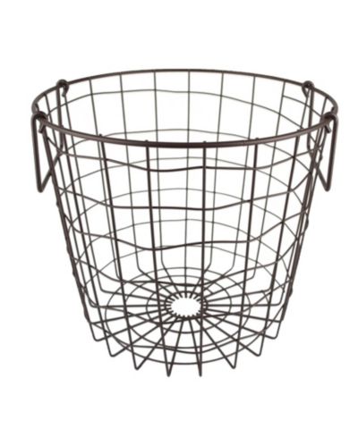 Design Imports Metal Basket Round Small