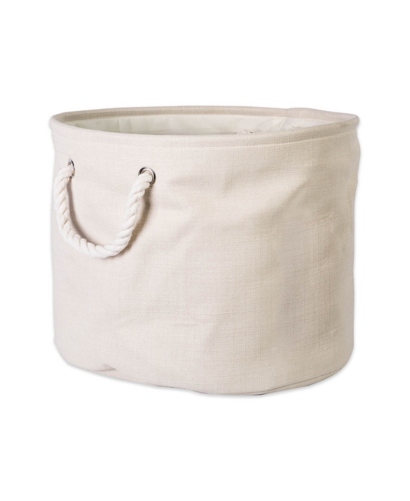 Декоративная круглая корзина Design Imports Polyester Bin Variegated Large
