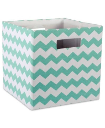 Design Imports Print Polyester Storage Bin