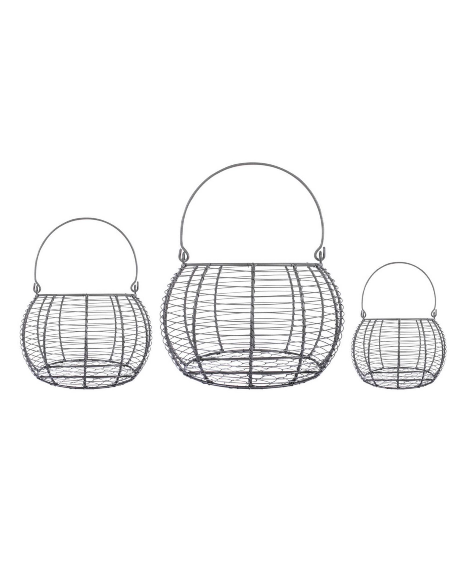 Design Imports набор из 3 винтажных корзин