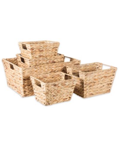 Набор корзин Design Imports Water Hyacinth, 5 шт.