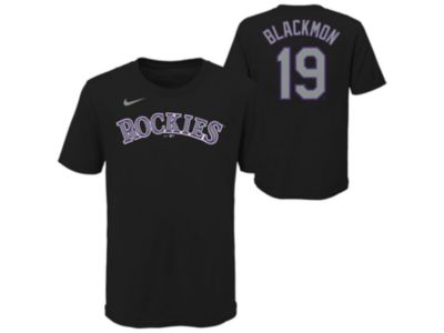 Nike Colorado Rockies Big Boys and Girls Name and Number Player T-shirt - Charlie Blackmon