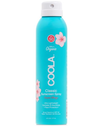 Coola Classic Body Sunscreen Spray SPF 50 - Guava Mango, 6 oz.