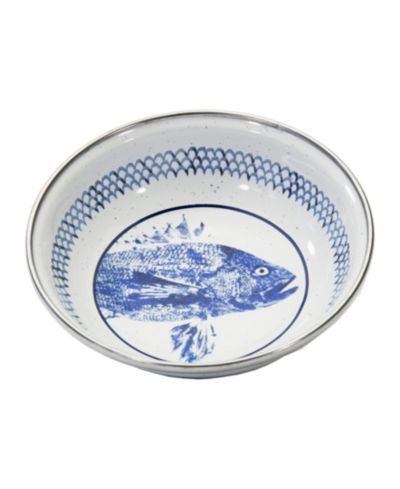 Golden Rabbit Fish Camp Enamelware Tasting Dishes, Set of 6