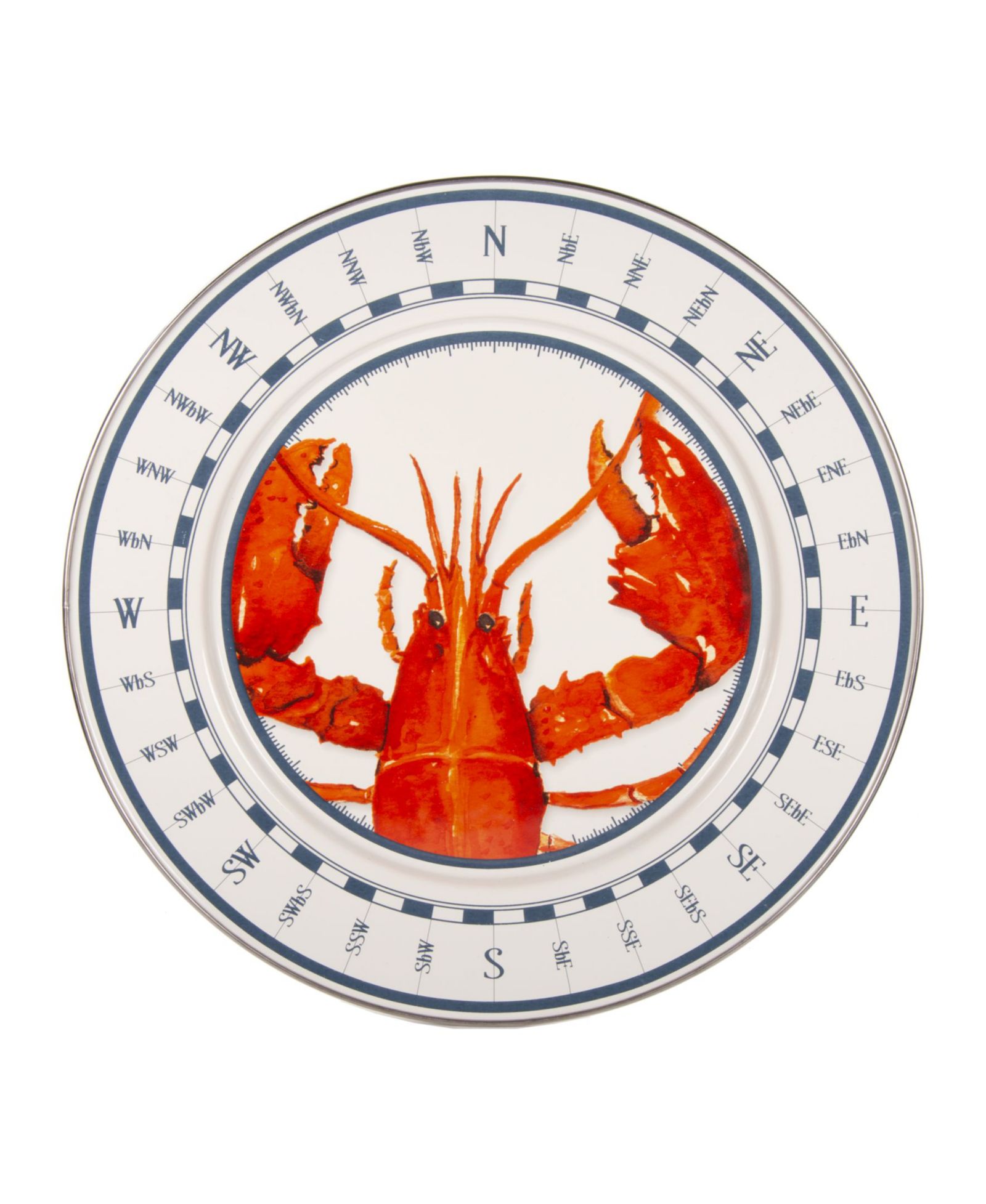 Набор тарелок Golden Rabbit Lobster Enamelware 2-Piece
