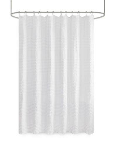 Madison Park Arlo Waffle Shower Curtain, 72" x  72"