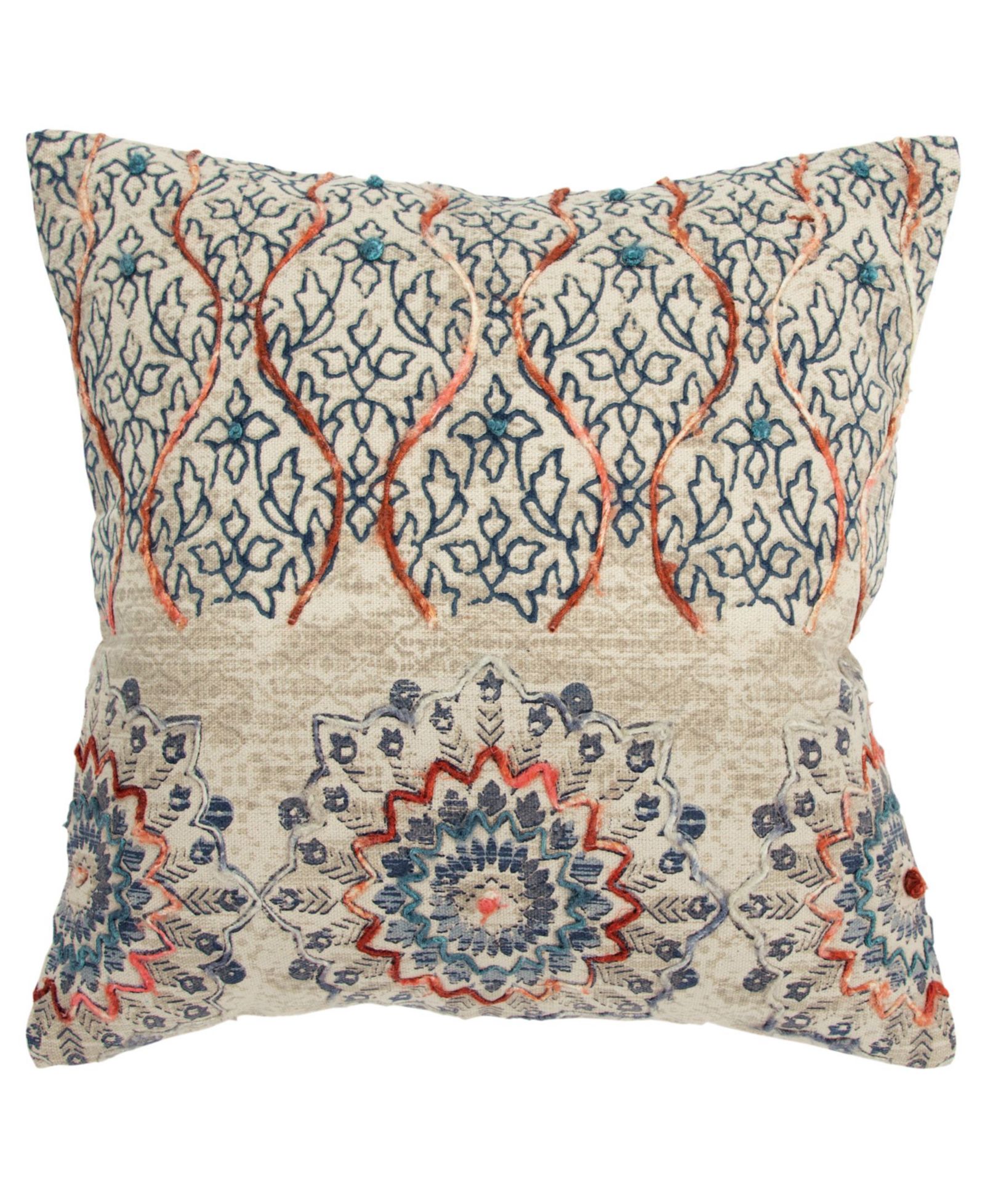 Декоративная подушка Rizzy Home Abstract Polyester Filled, 20" x 20"