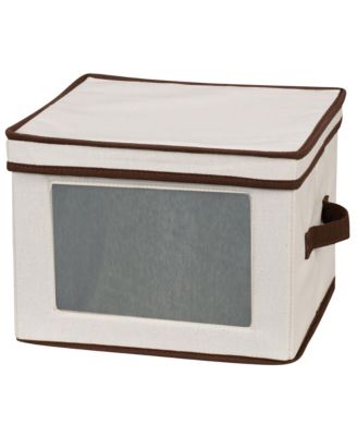 Коробка для хранения тарелок Household Essentials Windowed Panel and Handles