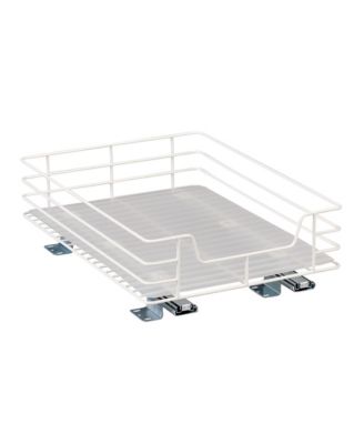 Household Essentials Glidez 1-Tier Steel Pull-Out Cabinet Organizer