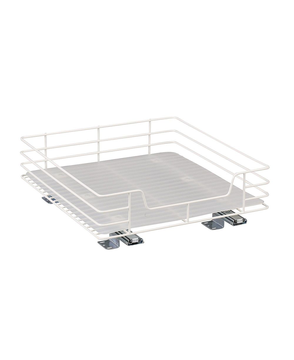 Household Essentials Glidez 1-Tier Steel Pull-Out Cabinet Organizer