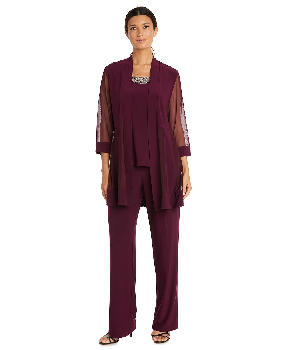 Комплект R & M Richards Petite 2-Piece Jacket Top & Pants