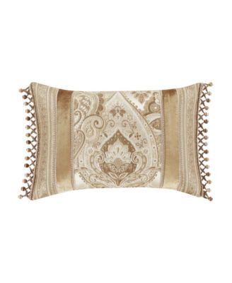 J Queen New York Sandstone Boudoir Decorative Pillow, 15" x 21"