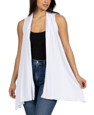 Кардиган-жилет 24seven Comfort Apparel Draped Open Front Sleeveless