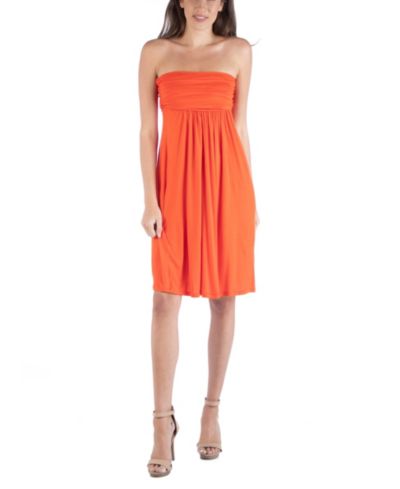 Мини-платье 24seven Comfort Apparel Strapless Empire Waist