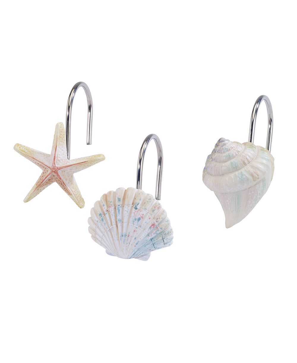 Крючки для штор Avanti Coastal Terrazzo Resin 12-Pc.