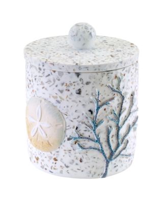Avanti Coastal Terrazzo Stone Chips Resin Covered Jar
