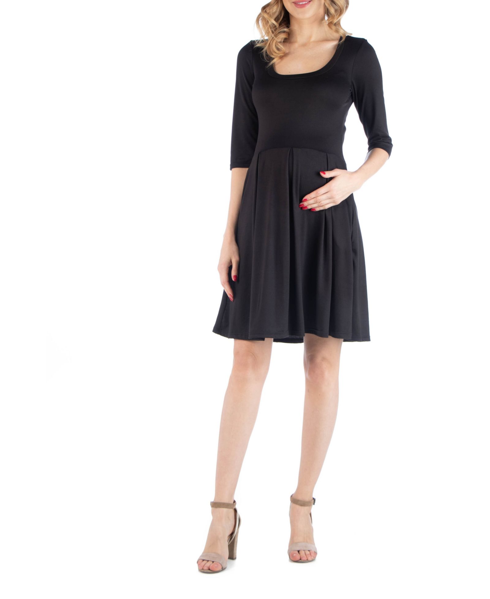 Материнское платье 24seven Comfort Apparel с вырезом лодочкой