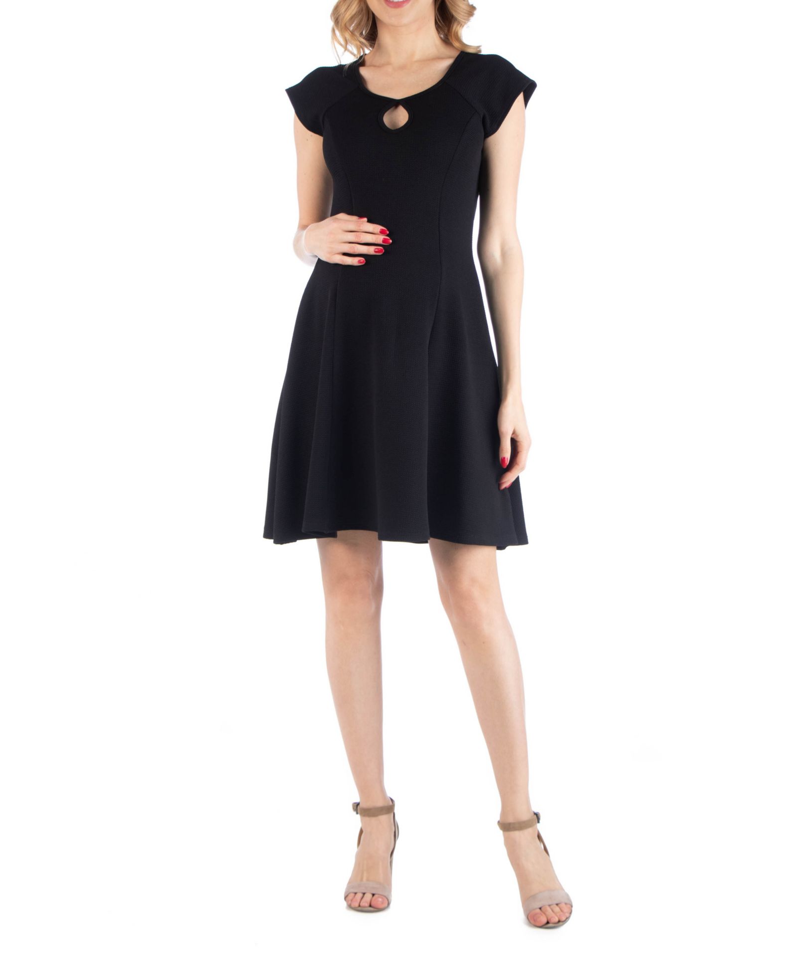 Материнское платье 24seven Comfort Apparel с вырезом