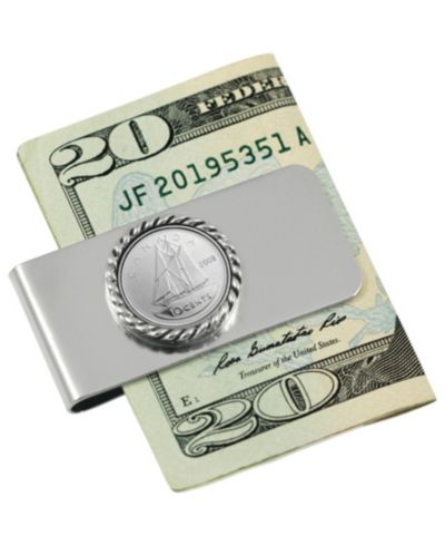 Мужской зажим для денег American Coin Treasures Canada Ship Coin Money Clip