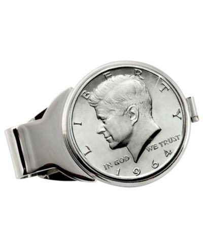 Зажим для денег Men's American Coin Treasures JFK 1964 Half Dollar