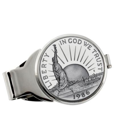 Мужской зажим для денег American Coin Treasures Statue of Liberty Commemorative Half Dollar Coin Money Clip