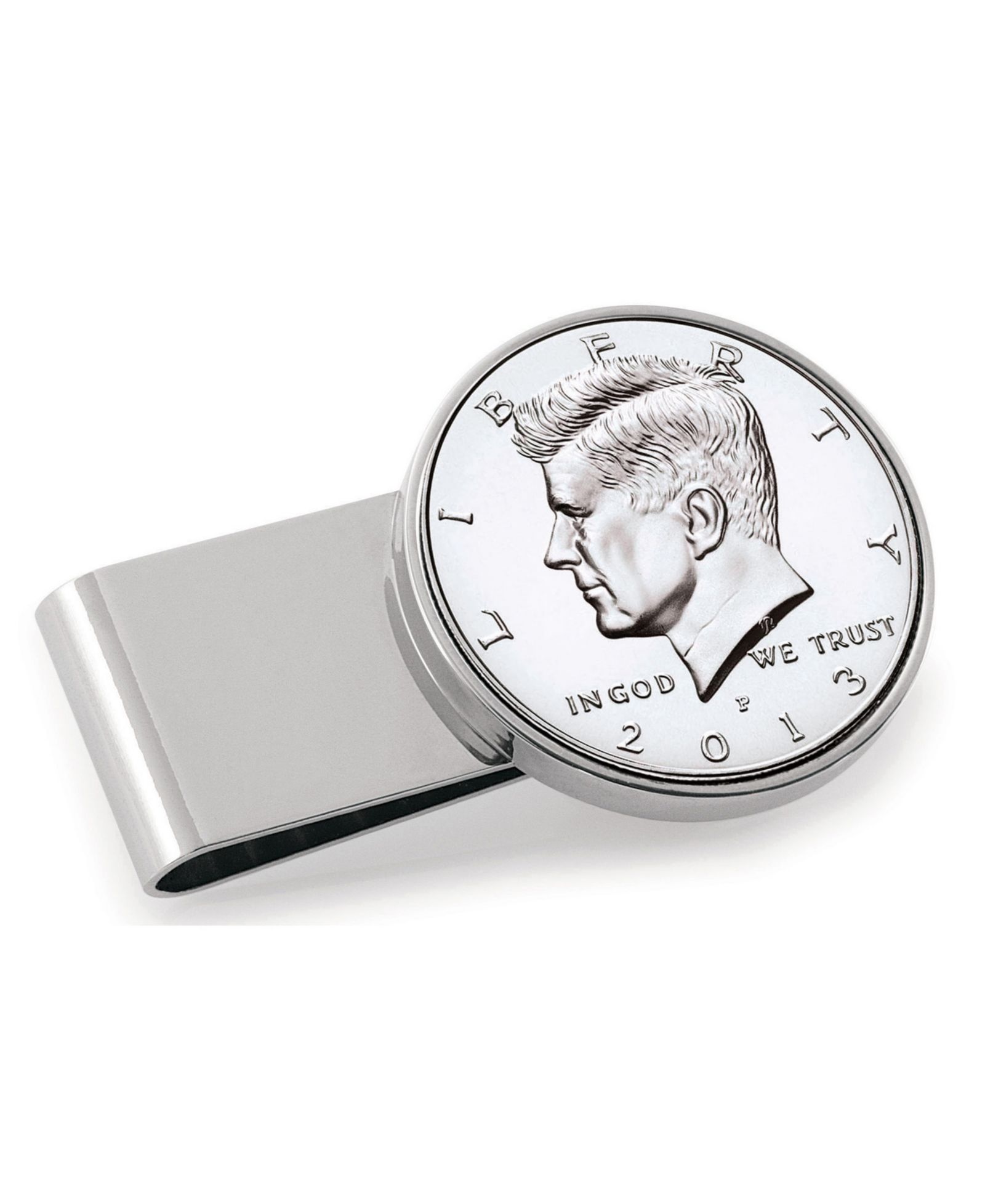 Мужской зажим для денег American Coin Treasures JFK Half Dollar из нержавеющей стали