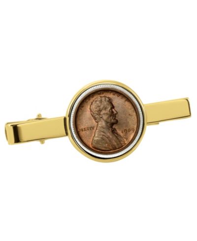 Зажим для галстука American Coin Treasures 1909 Lincoln Penny Coin