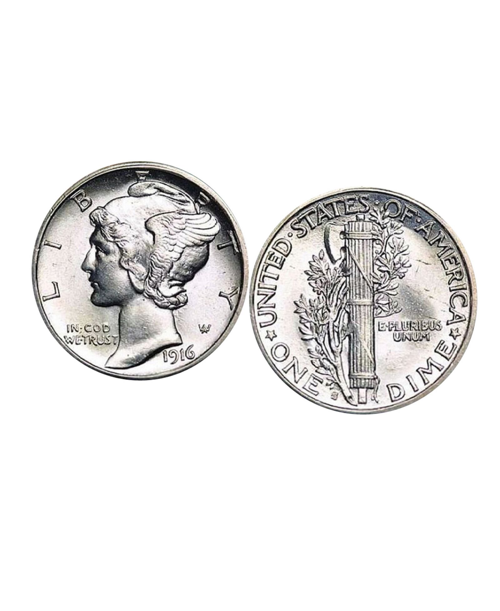 Запонки American Coin Treasures Silver Mercury Dime Coin