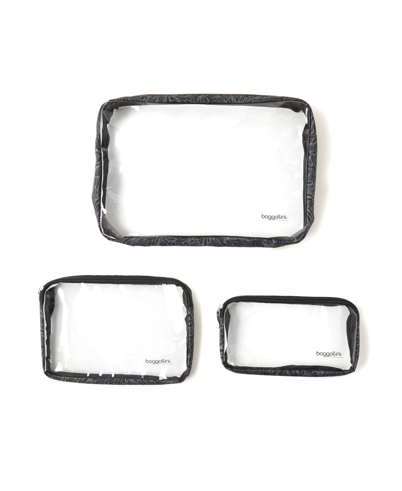Baggallini Clear Travel Pouches