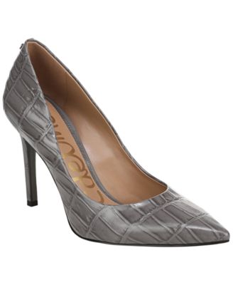Shadow Grey Croco Leather