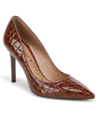 Caramel Croco Leather