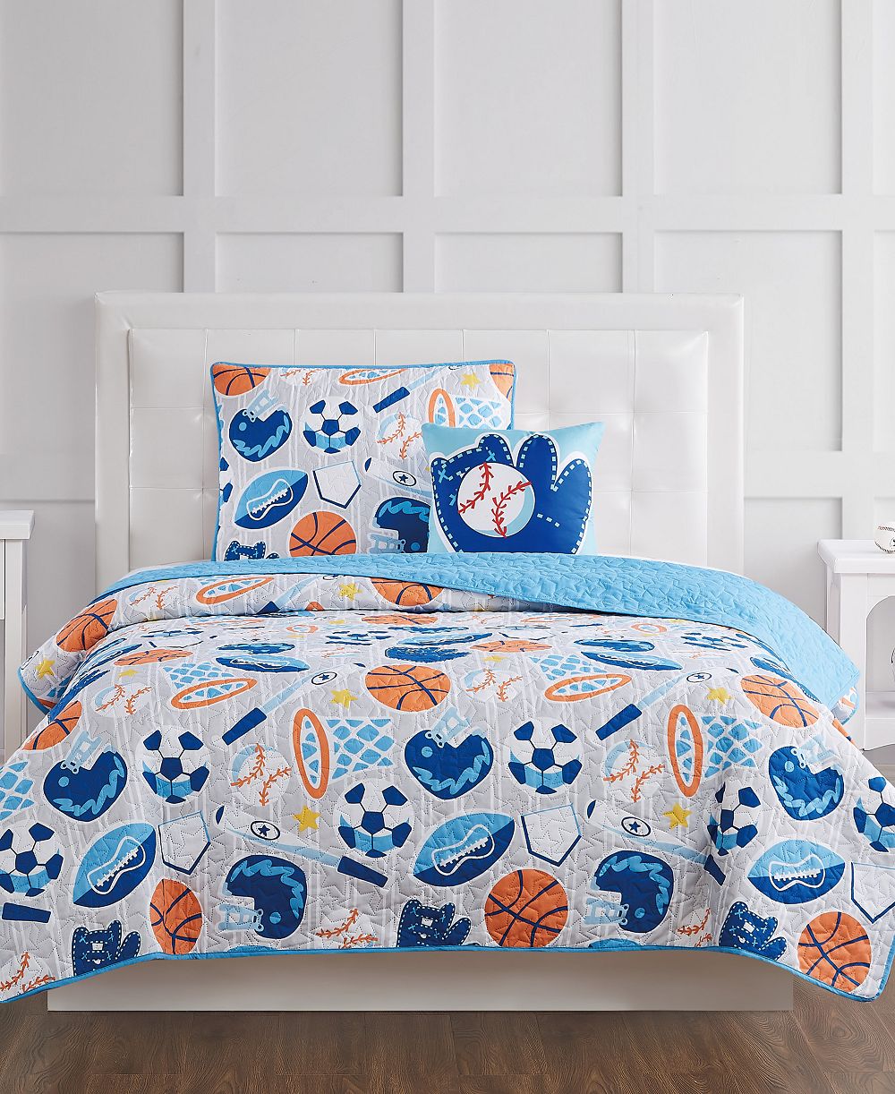 My World Kids All Star 3-Pc. Quilt Set, Full
