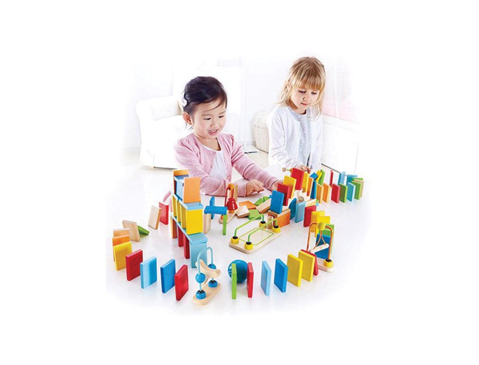 Набор домино Hape Dynamo Construction Set - 107 Pieces