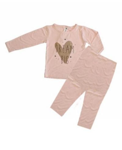 Пижама Earth Baby Outfitters Baby Girls Dream Big, 2 Piece Set