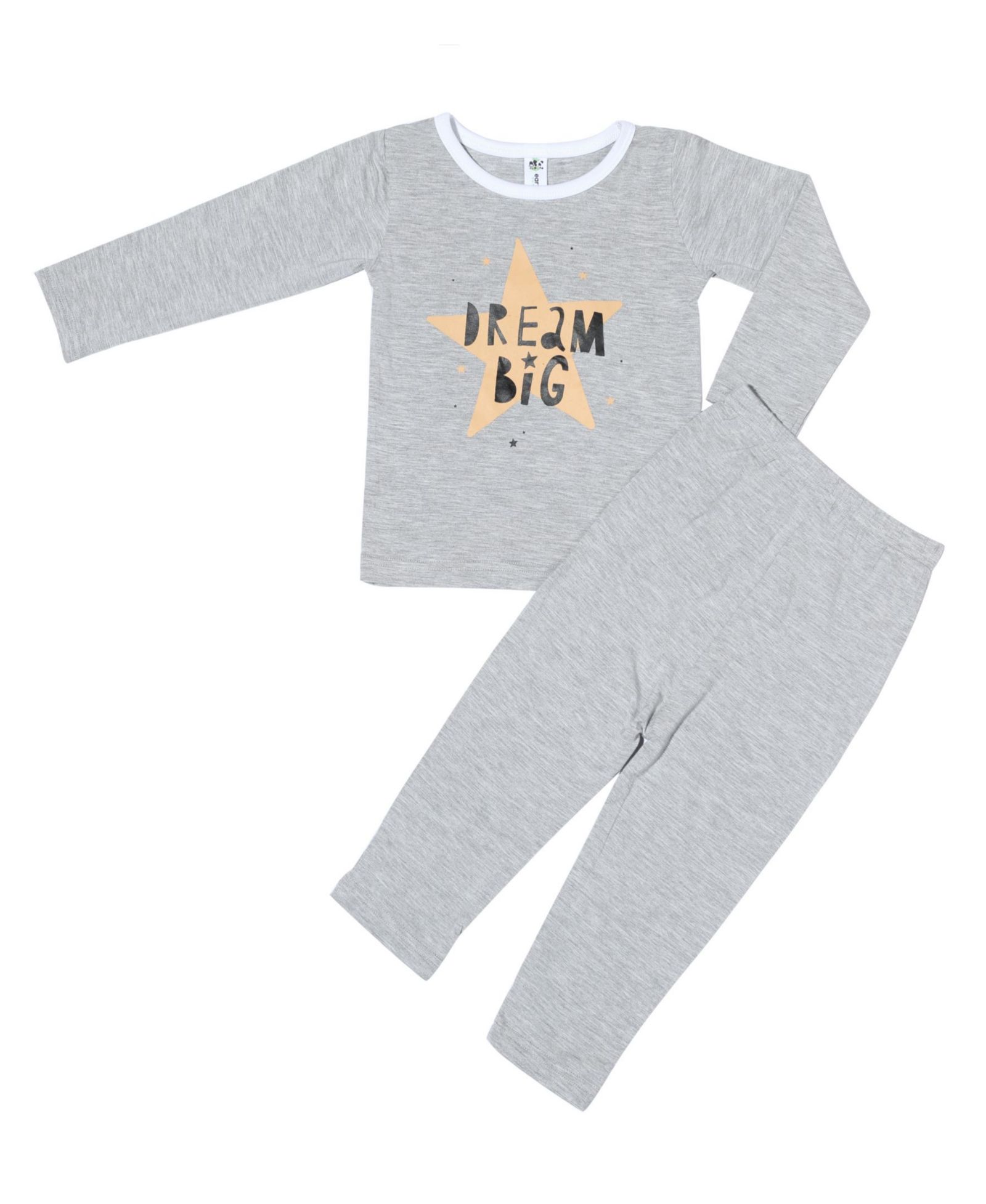 Earth Baby Outfitters Пижама для мальчиков и девочек, комплект из 2 предметов