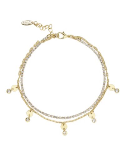 Женский браслет ETTIKA Giovanna Layered Crystal