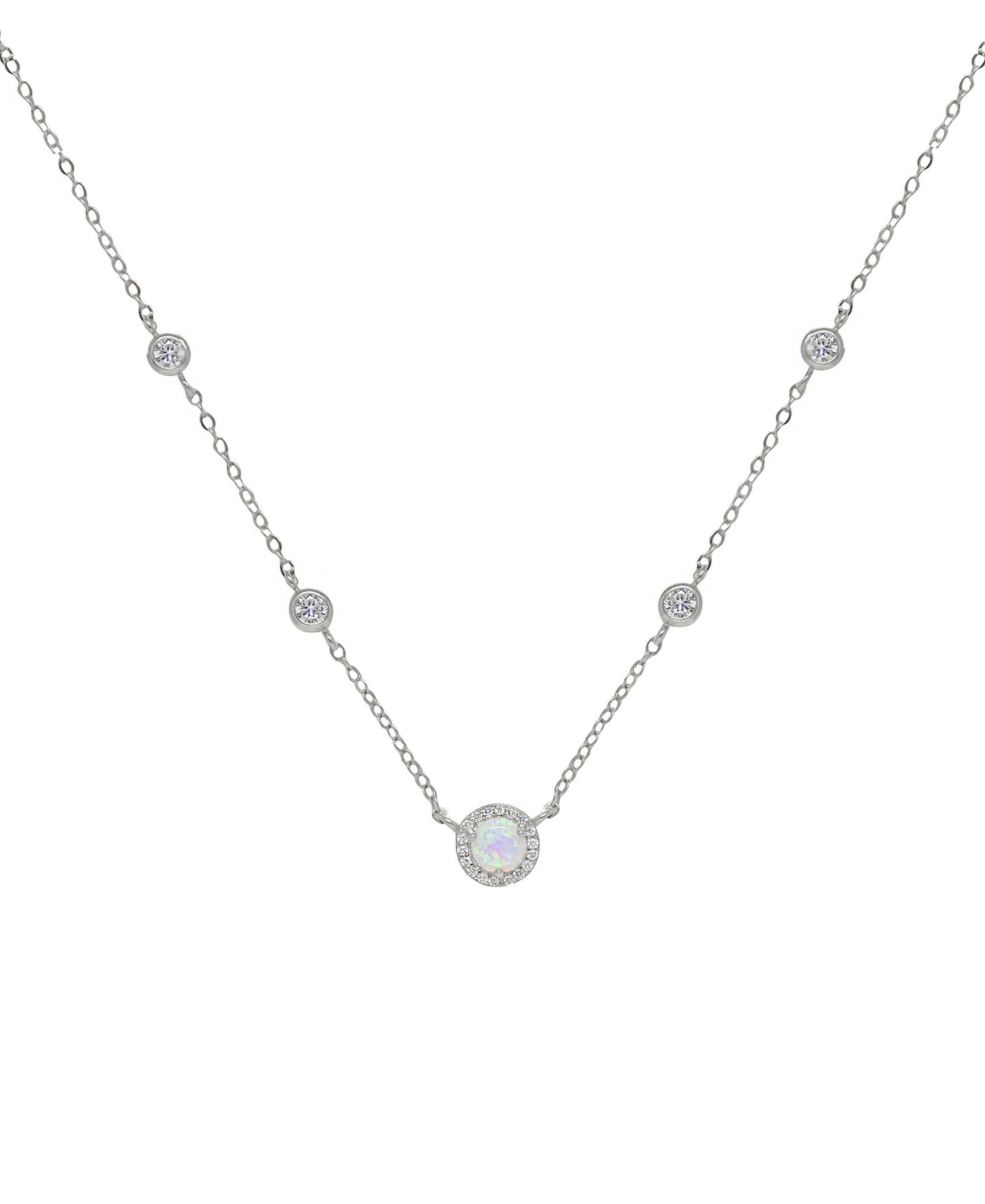 ETTIKA Olivia Opal And Crystal Women's Necklace