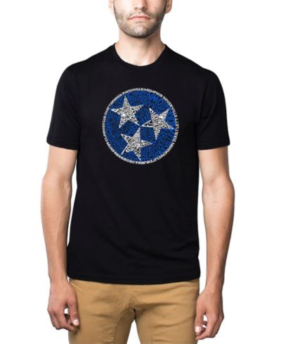 Мужская футболка LA Pop Art Premium Word Art, Tennessee Tristar