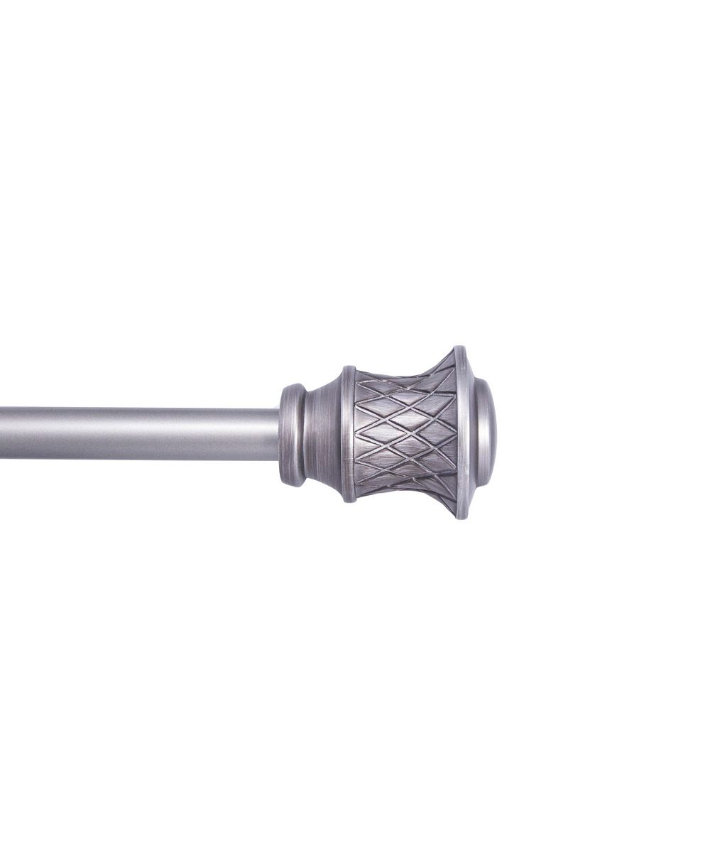 Kenney Jamey 5/8" Adjustable Decorative Curtain Rod for Easy Installation