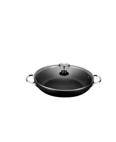 Le Creuset антипригарный алюминиевый сотейник с крышкой, 4-Qt., Hard Anodized