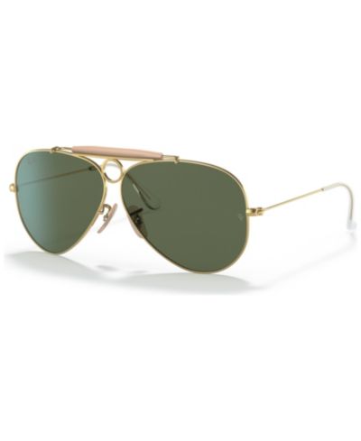 Ray-Ban Солнцезащитные очки Shooter Aviation, RB313858-X 58
