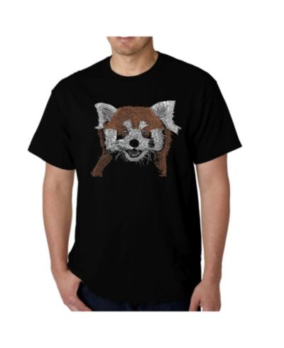 LA Pop Art Мужская футболка Word Art - Panda