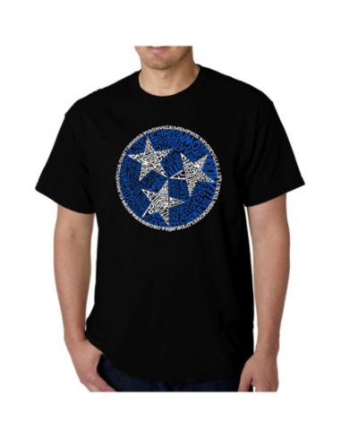 LA Pop Art Men's Word Art - Tennessee Tristar T-Shirt
